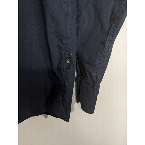 Ted Baker London Men Navy Blue Button Down Dress Shirt Sz 5 XL Magnolia Logo N15 - Picture 6 of 10